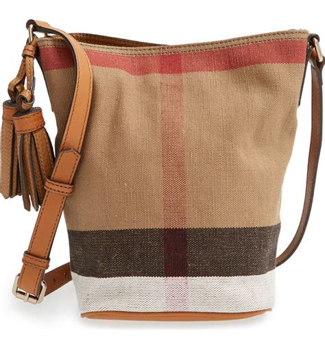 burberry mini ashby|burberry ashby canvas bucket bag.